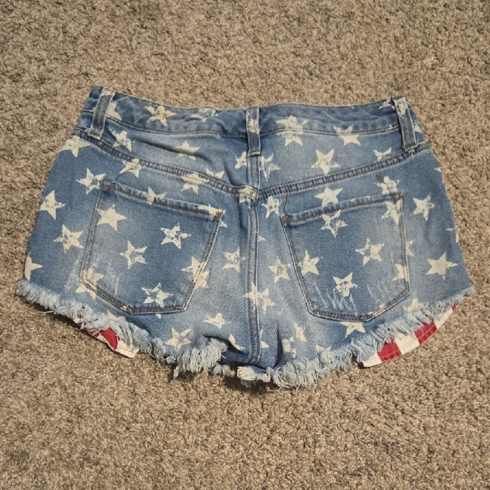 Mossimo Supply Co. Starry Blue Jean Shorts - Picture 5 of 5